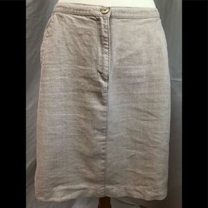 L.L. Bean linen skirt